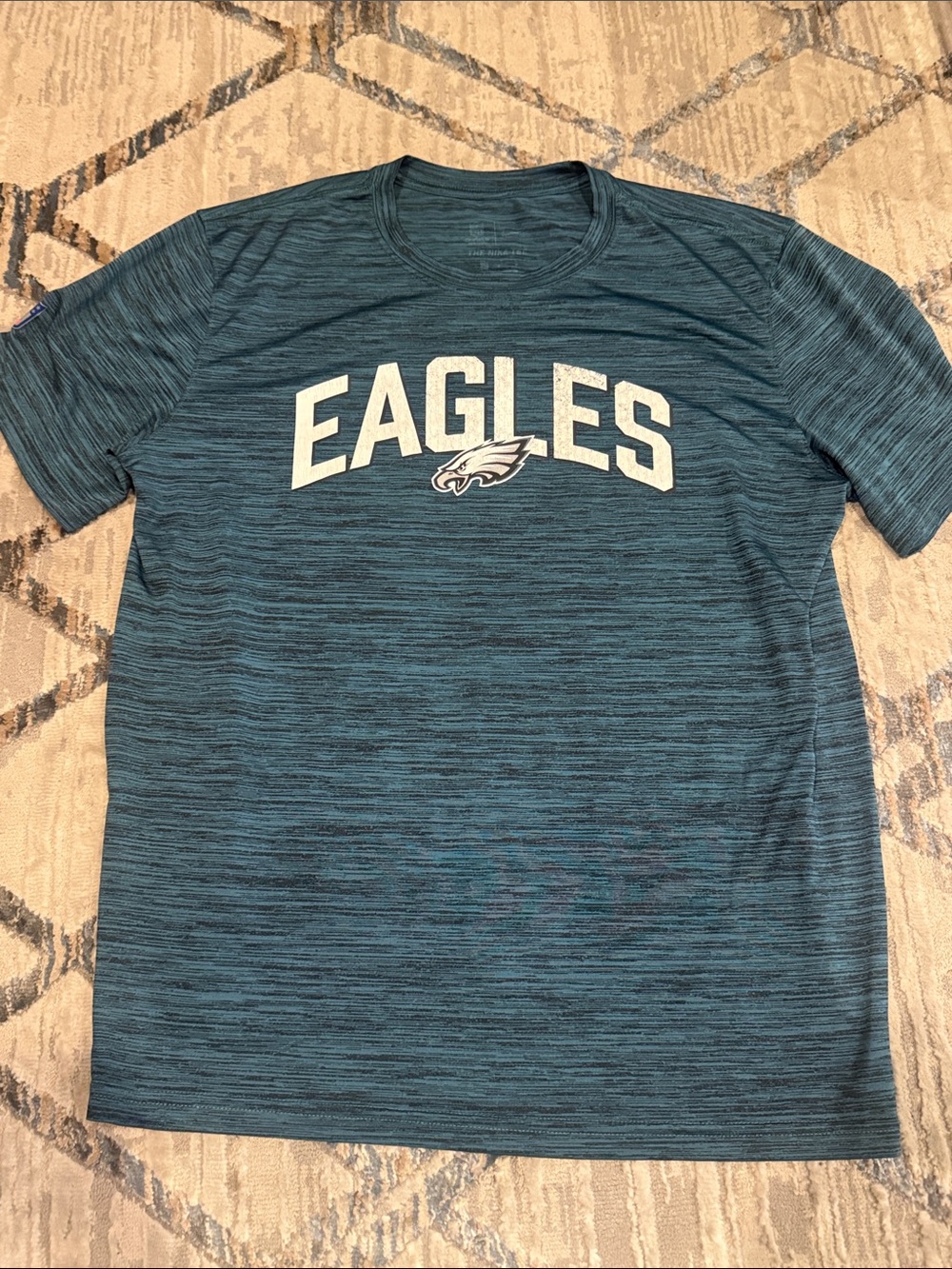 NFL Men's Eagles Short Sleeve Tee in Teal Blue